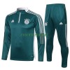 FC Bayern Munich Ensemble Sweat d'Entraînement Quarter-Zip 21-22 Verte Pour Homme